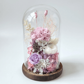Carnation Bell Dome - Purple Diamonds - Flowers - Preserved Flowers & Fresh Flower Florist Gift Store