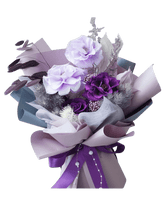 Charlotte Preserved Flower Bouquet - Flowers - Purple - Preserved Flowers & Fresh Flower Florist Gift Store