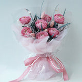 Tasha Preserved Flower Bouquet - Flowers - Pink - Preserved Flowers & Fresh Flower Florist Gift Store
