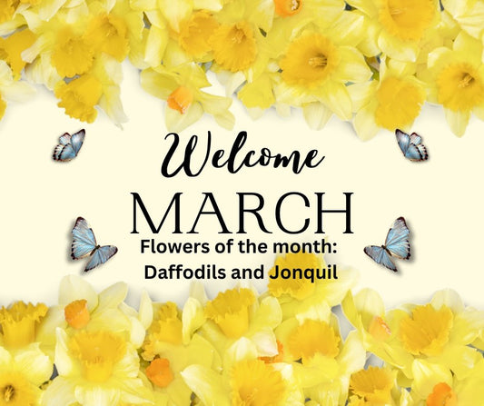 March Flowers: Daffodil and Jonquil - Ana Hana Flower