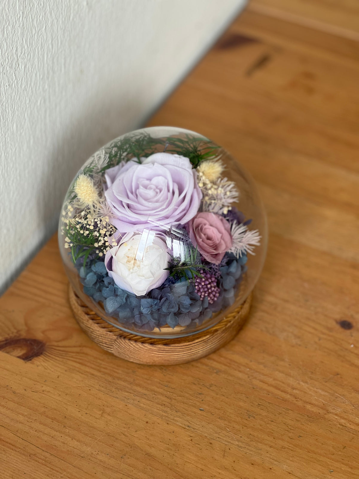 Rose Blowball - Blue/Purple