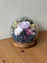 Rose Blowball - Blue/Purple