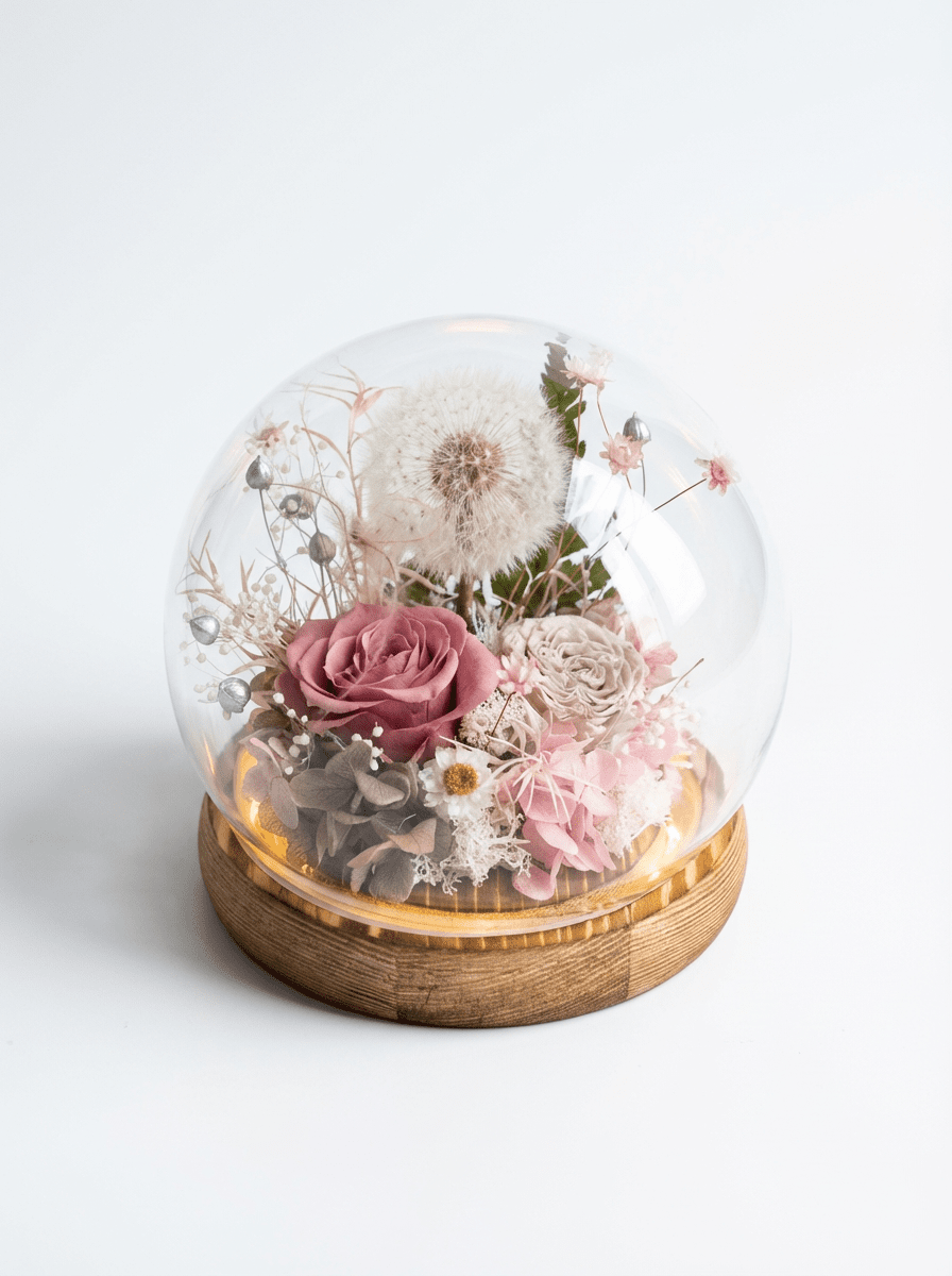 Dandelion Daphne Blowball - Flowers - Blush Taupe - Preserved Flowers & Fresh Flower Florist Gift Store