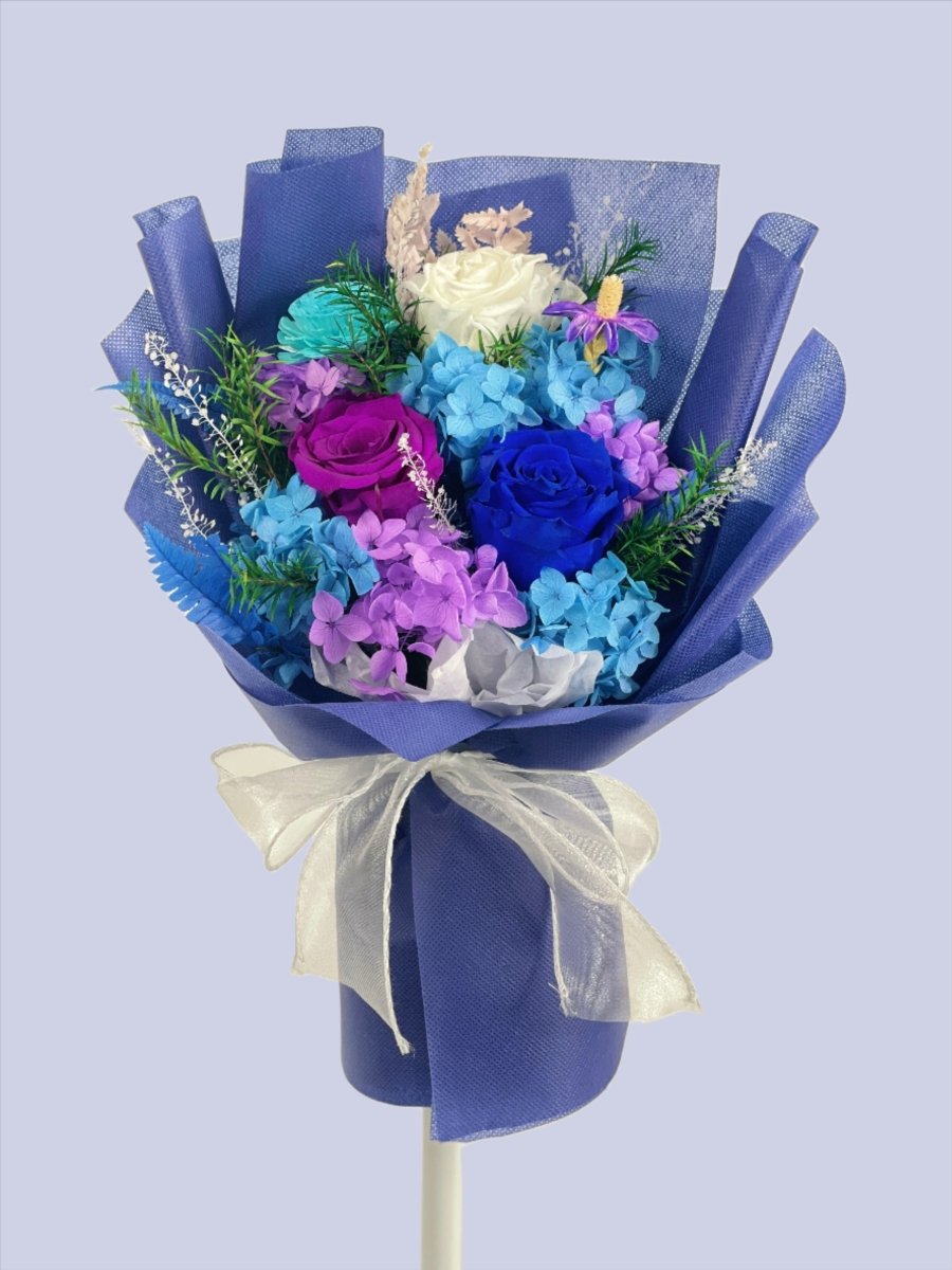 Ensei - Preserved Flower Bouquet - Flowers - Pink/Lilac - Preserved Flowers & Fresh Flower Florist Gift Store