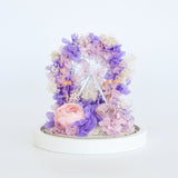 Akira Ferris Wheel Dome - Flower - Lavender あきら - Preserved Flowers & Fresh Flower Florist Gift Store