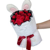 Bunny Hop - Soap Flower Bouquet - Red / Black