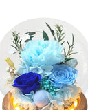 Carnation Blowball - Blue (with gift box) - Flower - Preserved Flowers & Fresh Flower Florist Gift Store