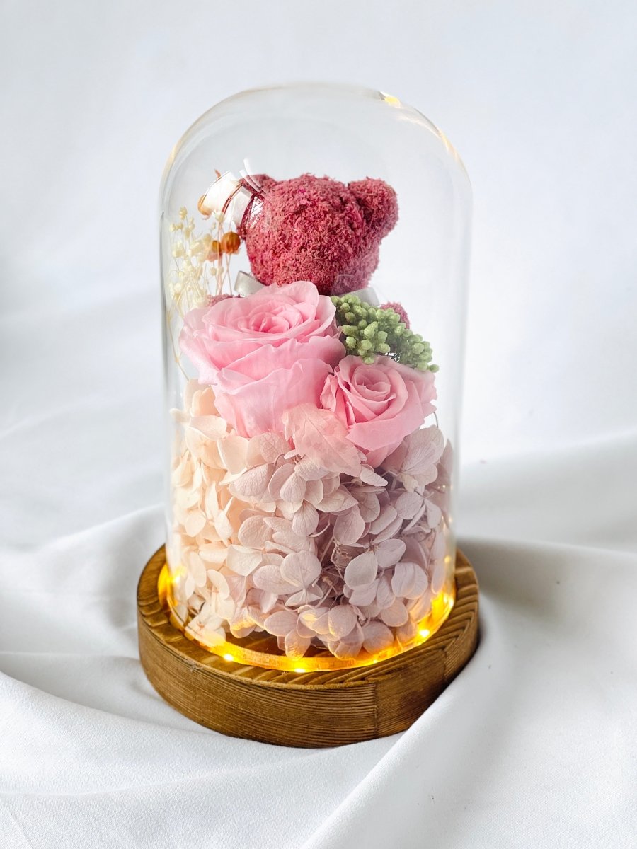 Katsumi Bear Pinki - Flower - Preserved Flowers & Fresh Flower Florist Gift Store