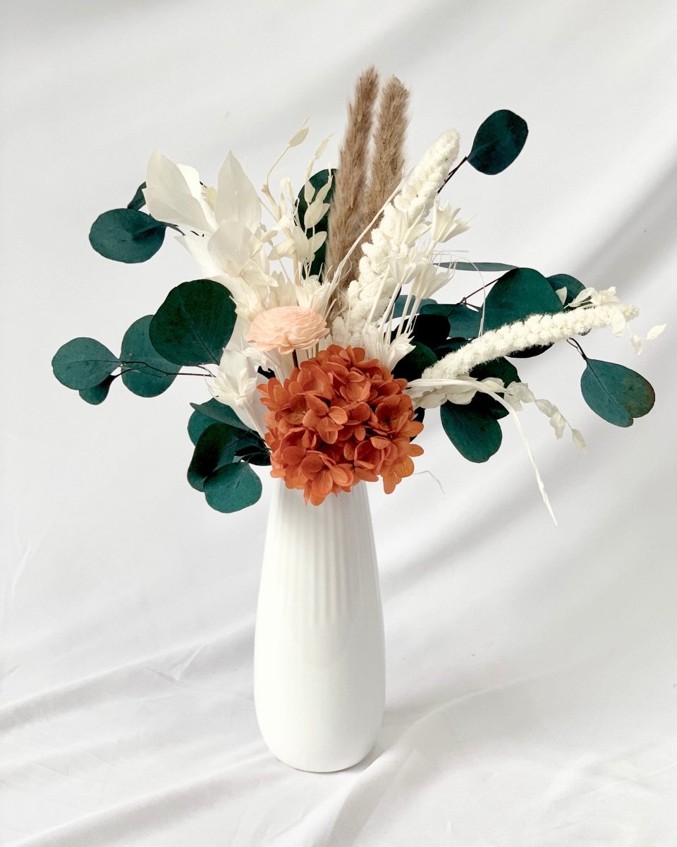 Keiko, Orange - Preserved Flower Arrangement - Flower - Preserved Flowers & Fresh Flower Florist Gift Store