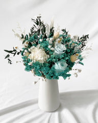 Keira, Blue - Preserved Flower Arrangement - Flower - Preserved Flowers & Fresh Flower Florist Gift Store