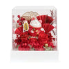 Maneki-Neko 招き猫 Flower Box, Red (Good Fortune)
