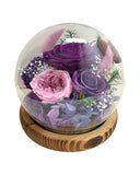 Rose Blowball - Dark Purple (with gift box) - Flowers - Preserved Flowers & Fresh Flower Florist Gift Store