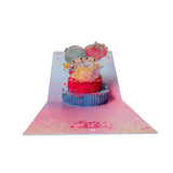 Sanrio Cake Pop Up Card - Add Ons - Little Twin Stars - Preserved Flowers & Fresh Flower Florist Gift Store