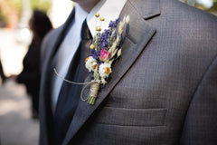 Themed Boutonnieres - Bridal Flower - Single - Preserved Flowers & Fresh Flower Florist Gift Store